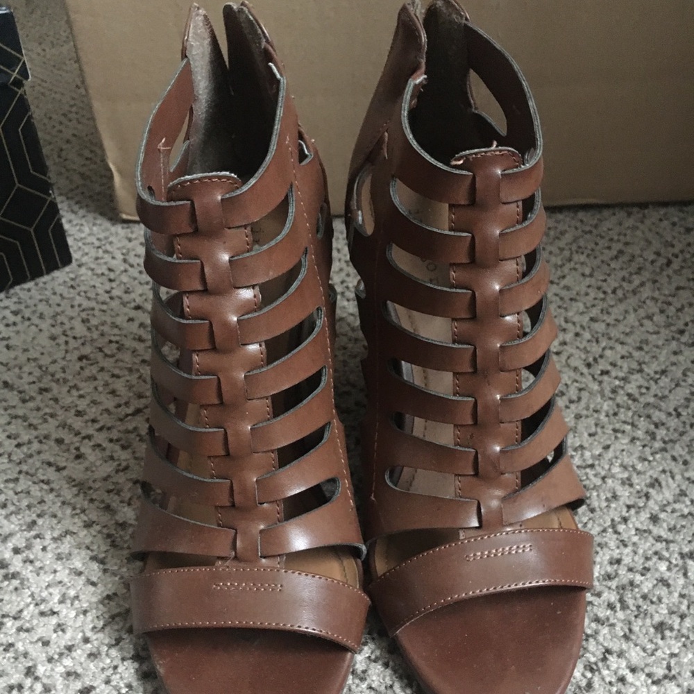 Brown heels